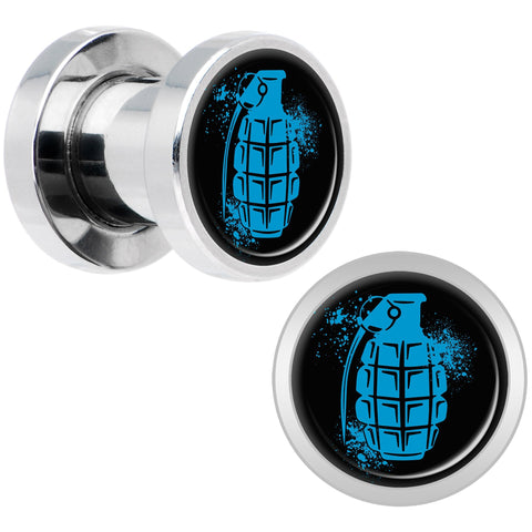 Blue Grenade Steel Screw Fit Plug Set 2G
