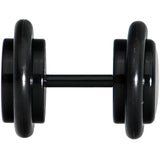 Christmas Santa Suit Cheater Black Plug Set