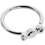 20G 5/16 Tiny Tulip Flower Seamless Circular Ring