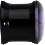 7/16 Licensed Purple Devil emoji Acrylic Double Flare Plug Set