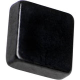 3/16 Black IP Rhombus Internally Threaded Daith Cartilage Tragus