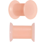 2G Light Flesh Tone Silicone Double Flare Plug Set