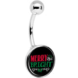 Christmas Merry Bright Belly Ring
