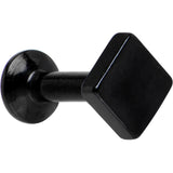 3/16 Black IP Rhombus Internally Threaded Daith Cartilage Tragus