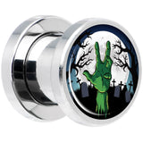 Cemetery Zombie Hand Halloween Plug Set 0G