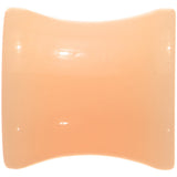 00G  Light Peach Solid UV Acrylic Flesh Tone Saddle Plug Set