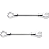 14G 13mm Combo Wrench Barbell Nipple Ring Set