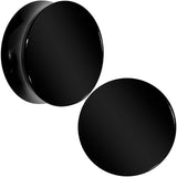Black UV Acrylic Saddle Plug Set 5mm to 25mm