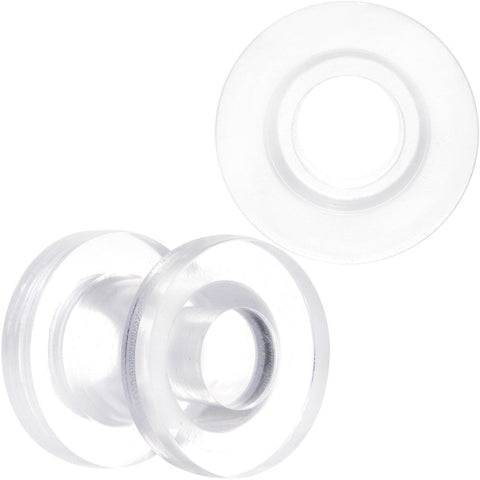 2G Clear Acrylic Screw Fit Plug Set