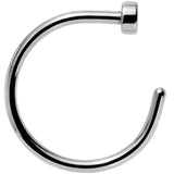 20G 5/16 Pack Set of 4 Assorted Stainless Steel Nose Hoop Rings