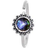 20G 3/8 Purple Gem Seamless Circular Ring