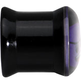 00G Licensed Purple Devil emoji Acrylic Double Flare Plug Set