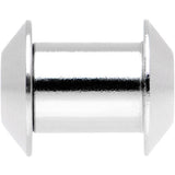 2G Stainless Steel Screw Fit Tunnel Set of 2