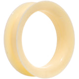 38mm Peach Flesh Tone Silicone Ultra Soft Double Flare Tunnel Plug Set