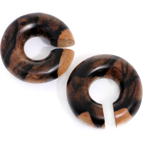 5/8 Organic Areng Wood Circular Plug Set