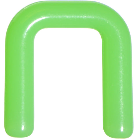 10G 1/2 Green Flexible Bioplast Square Septum Retainer