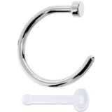18G 5/16 Pack Set of 5 Assorted Stainless Steel Nose Hoop Rings