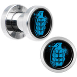 Blue Grenade Steel Screw Fit Plug Set 4G