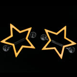 3/4 Pink Glow in the Dark Sexy Star Nipple Shield Set