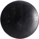 5/8 Organic Solid Black Areng Wood Saddle Plug Set