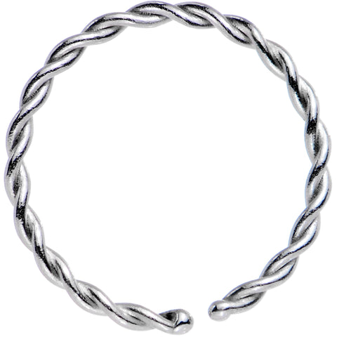 20G 5/16 Annealed Steel Seamless Braided Circular Ring