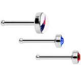 20G Licensed NFL New England Patriots Nose Bone 3 Pack Set