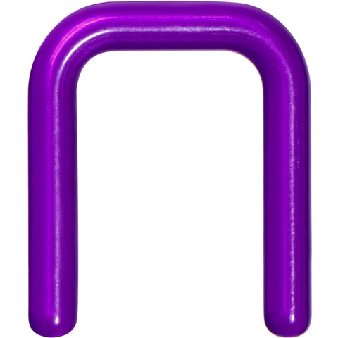 14G 7/16 Purple Flexible Bioplast Square Septum Retainer