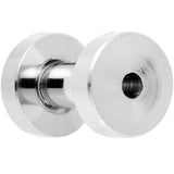 8G Stainless Steel Screw Fit Tunnel Plug Set
