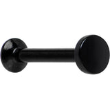 5/16 Black IP 3mm Circle Internal Thread Daith Cartilage Tragus