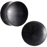 5/8 Organic Solid Black Areng Wood Saddle Plug Set