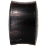 5/8 Organic Solid Black Areng Wood Saddle Plug Set