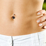 Christmas Merry Bright Belly Ring