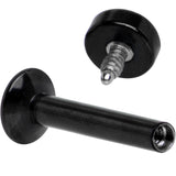 5/16 Black IP 3mm Circle Internal Thread Daith Cartilage Tragus