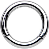 14G 5/16 Solid G23 Implant Grade Titanium Hinged Segment Ring