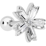 Clear CZ Gem Lil Lily Cartilage Tragus Earring