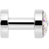 8G Aurora Ferido Crystal Steel Screw Fit Plug Set