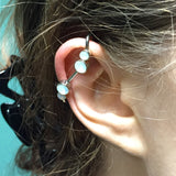 Aurora Gem Illusion Non Pierced Industrial Barbell