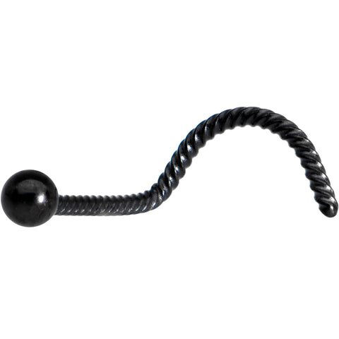 2mm Ball Black IP Twisted Left Nose Screw