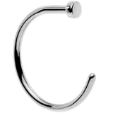 18G 3/8" Pack of 2 Stainless Steel Nose Hoop Rings