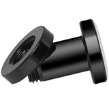 Black White Leopard Eyes Black Anodized Screw Fit Plug Set 4G