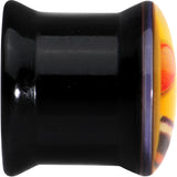 7/16 Licensed Heart Eyes emoji Acrylic Double Flare Plug Set