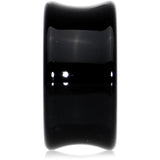 3/4 Black Acrylic Saddle Plug Set