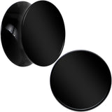 Black UV Acrylic Saddle Plug Set 5mm to 25mm