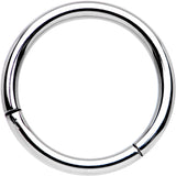 14G 1/2 Solid G23 Implant Grade Titanium Hinged Segment Ring