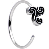 20G Aurora Gem Ultra Modern Nose Bone Captive Ring Pack Set of 5