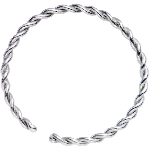 20G 3/8 Annealed Steel Seamless Braided Circular Ring