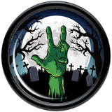 Cemetery Zombie Hand Halloween Black Acrylic Plug Set Available Sizes 0G to 20mm