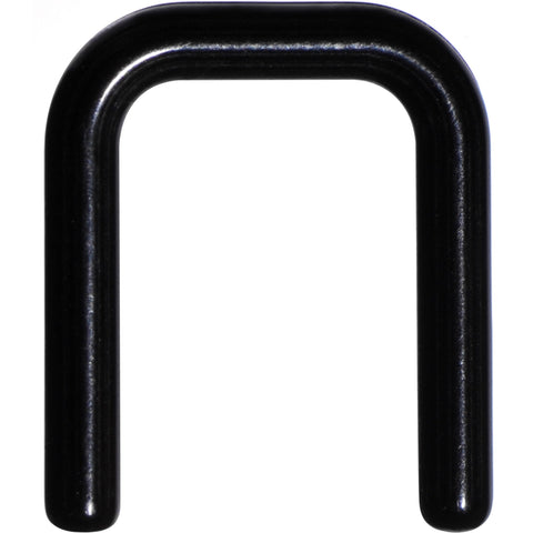 14G 7/16 Black Flexible Bioplast Square Septum Retainer