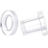 2G Clear Acrylic Screw Fit Plug Set