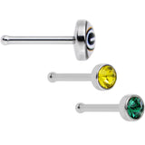 20G Licensed NFL Green Bay Packers Logo Nose Bone 3 Pack